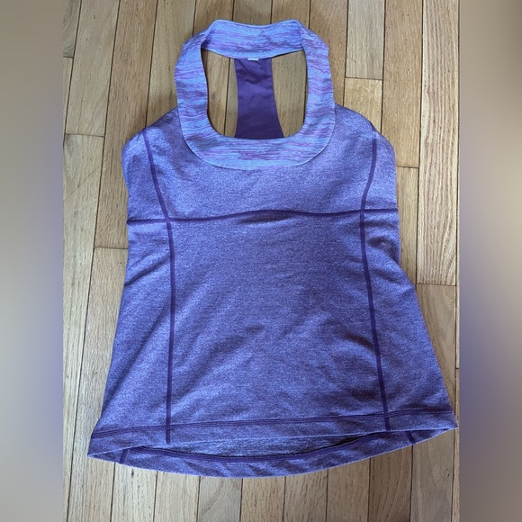 Lululemon Racerback Purple tank. - Picture 2 of 3